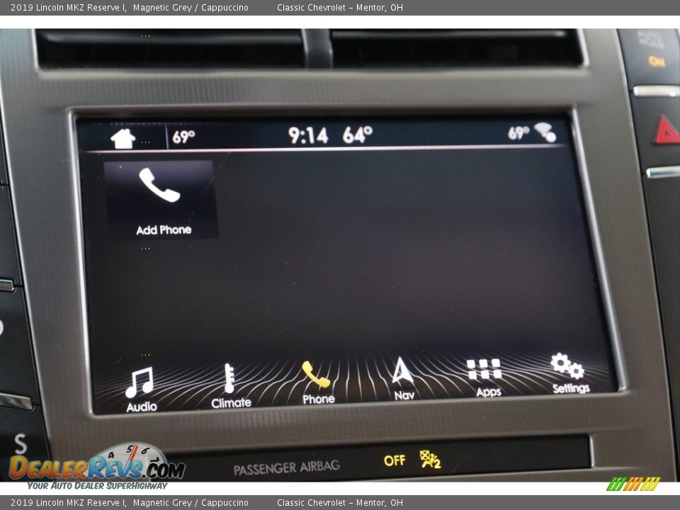 Controls of 2019 Lincoln MKZ Reserve I Photo #12