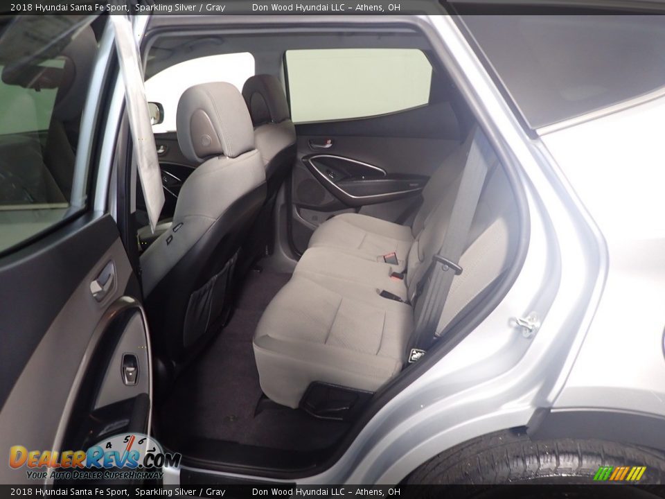 2018 Hyundai Santa Fe Sport Sparkling Silver / Gray Photo #36