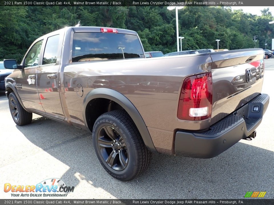 2021 Ram 1500 Classic Quad Cab 4x4 Walnut Brown Metallic / Black Photo #3