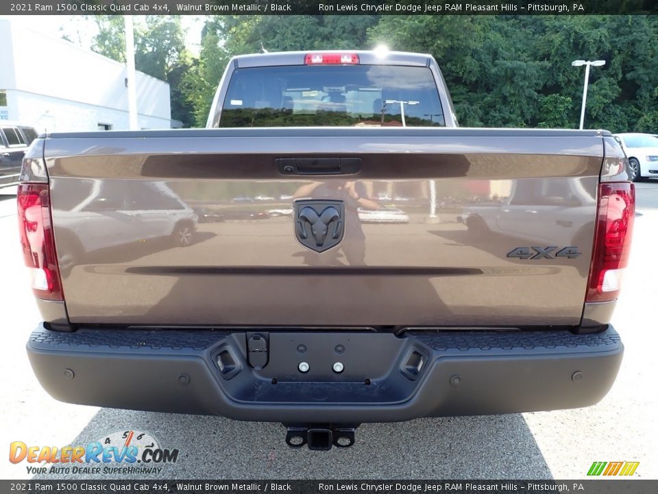 2021 Ram 1500 Classic Quad Cab 4x4 Walnut Brown Metallic / Black Photo #4