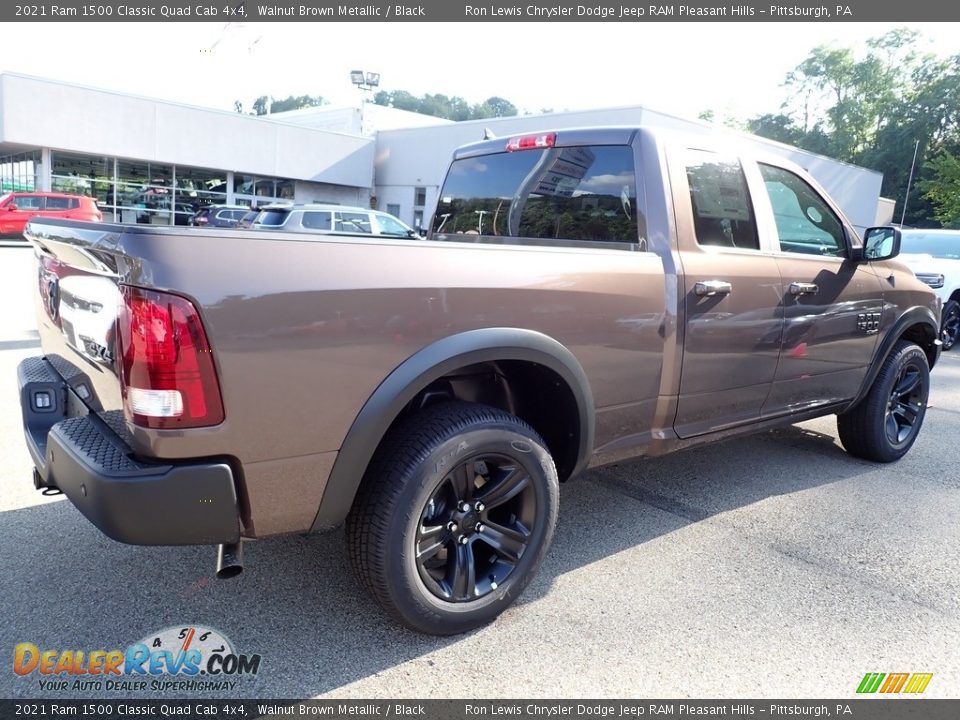 2021 Ram 1500 Classic Quad Cab 4x4 Walnut Brown Metallic / Black Photo #5