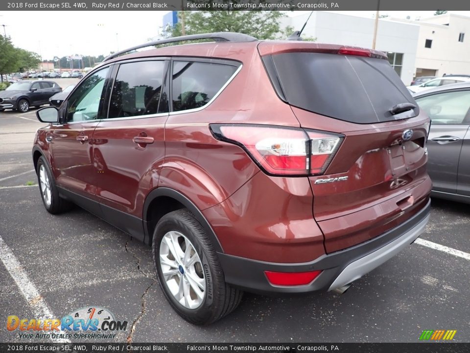 2018 Ford Escape SEL 4WD Ruby Red / Charcoal Black Photo #2