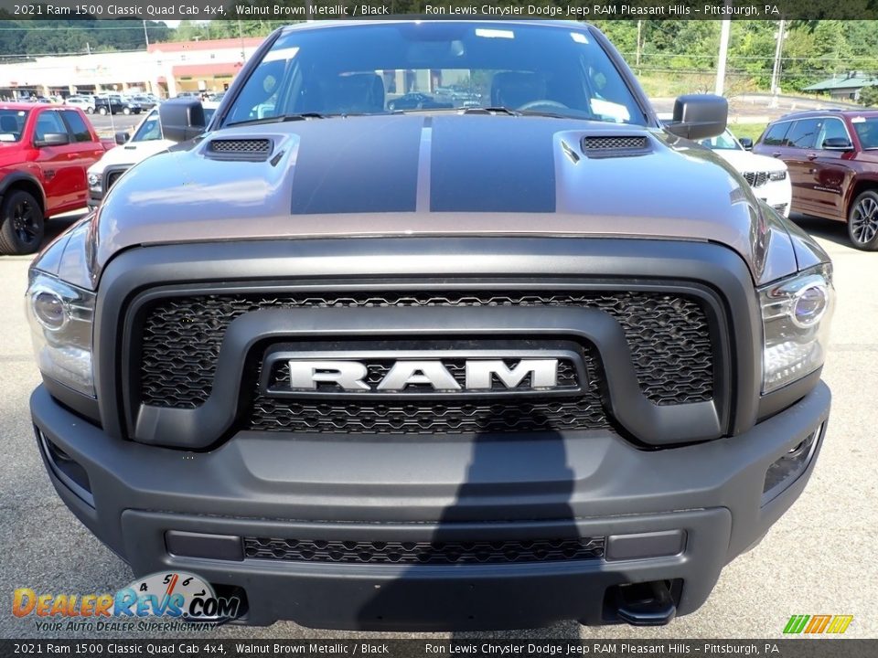 2021 Ram 1500 Classic Quad Cab 4x4 Walnut Brown Metallic / Black Photo #8