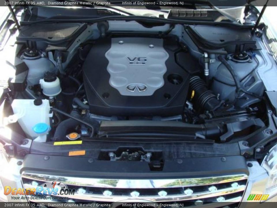 2007 Infiniti FX 35 AWD Diamond Graphite Metallic / Graphite Photo #33