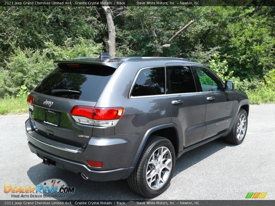 2021 Jeep Grand Cherokee Limited 4x4 Granite Crystal Metallic / Black Photo #6