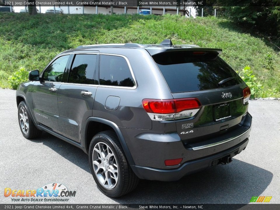 2021 Jeep Grand Cherokee Limited 4x4 Granite Crystal Metallic / Black Photo #8