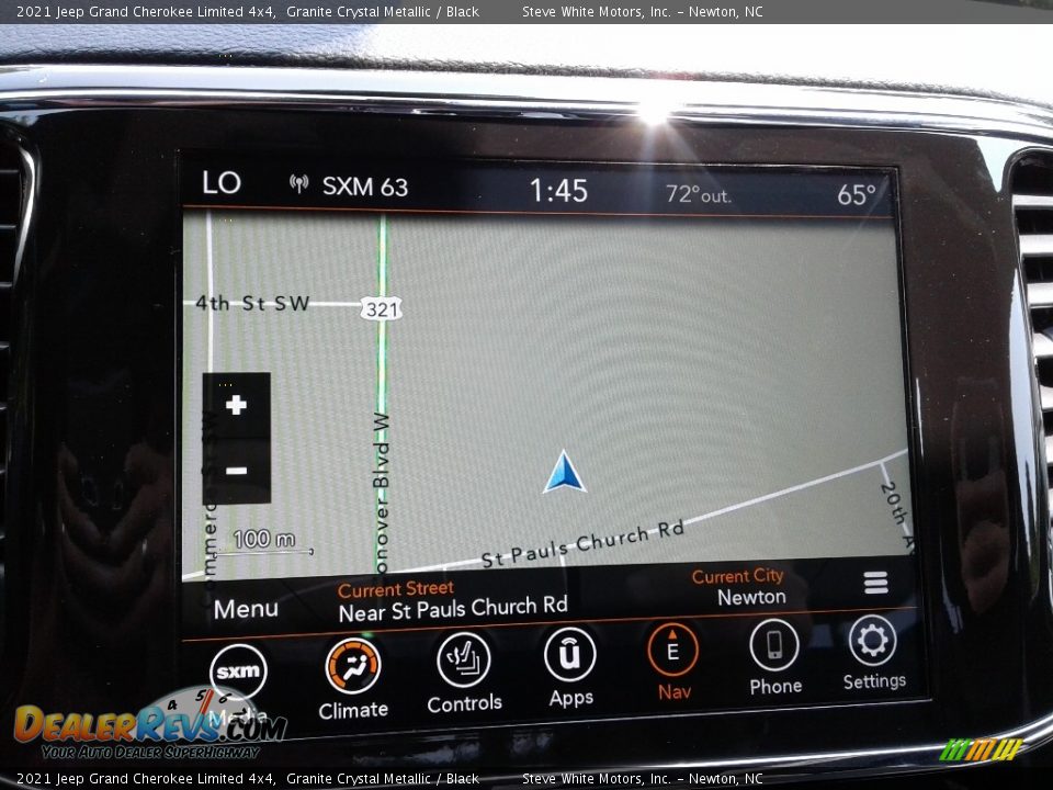 Navigation of 2021 Jeep Grand Cherokee Limited 4x4 Photo #24