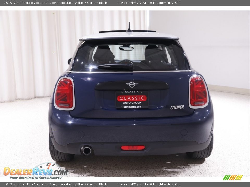 2019 Mini Hardtop Cooper 2 Door Lapisluxury Blue / Carbon Black Photo #17