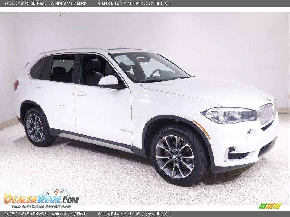 2018 BMW X5 xDrive35i Alpine White / Black Photo #1