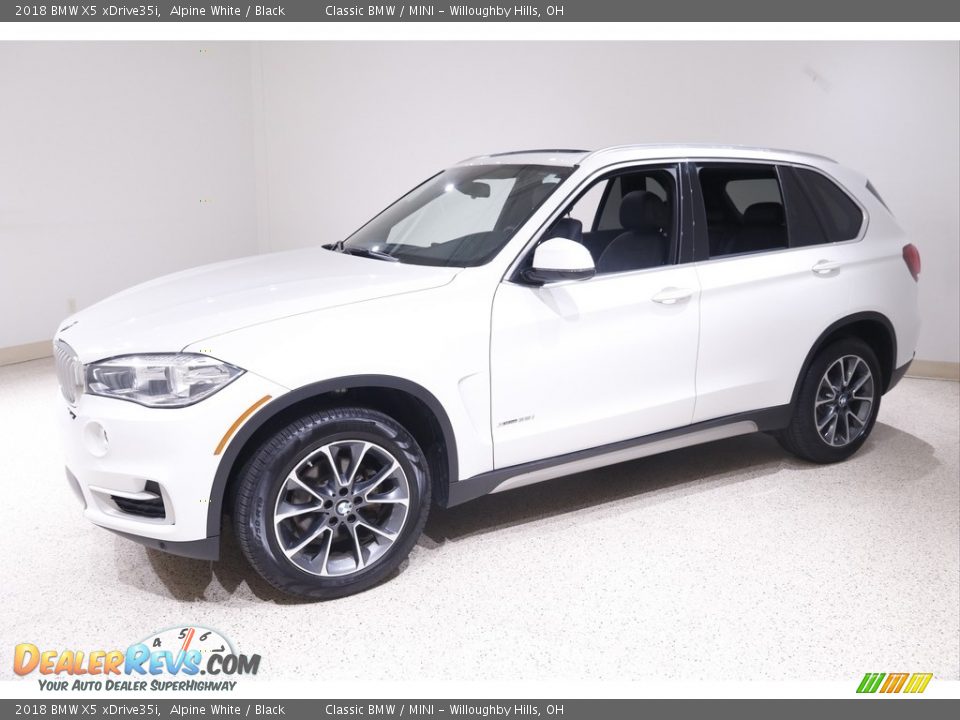 2018 BMW X5 xDrive35i Alpine White / Black Photo #3