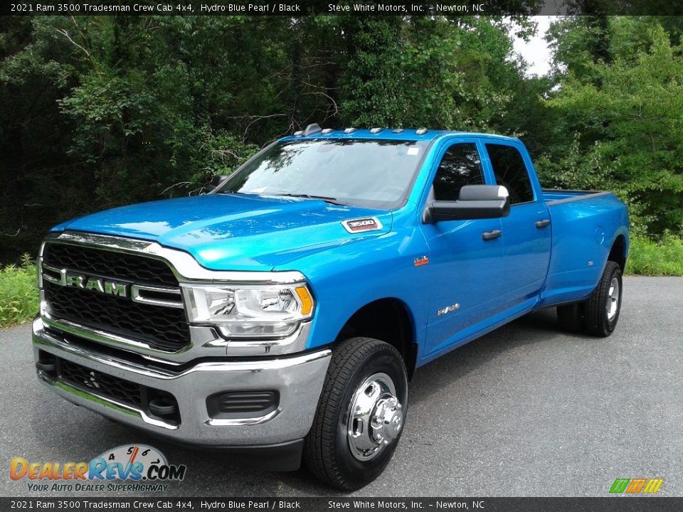 2021 Ram 3500 Tradesman Crew Cab 4x4 Hydro Blue Pearl / Black Photo #2