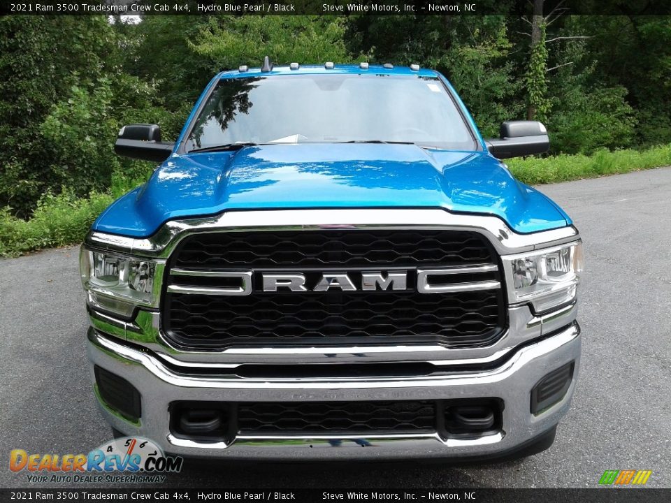 2021 Ram 3500 Tradesman Crew Cab 4x4 Hydro Blue Pearl / Black Photo #3