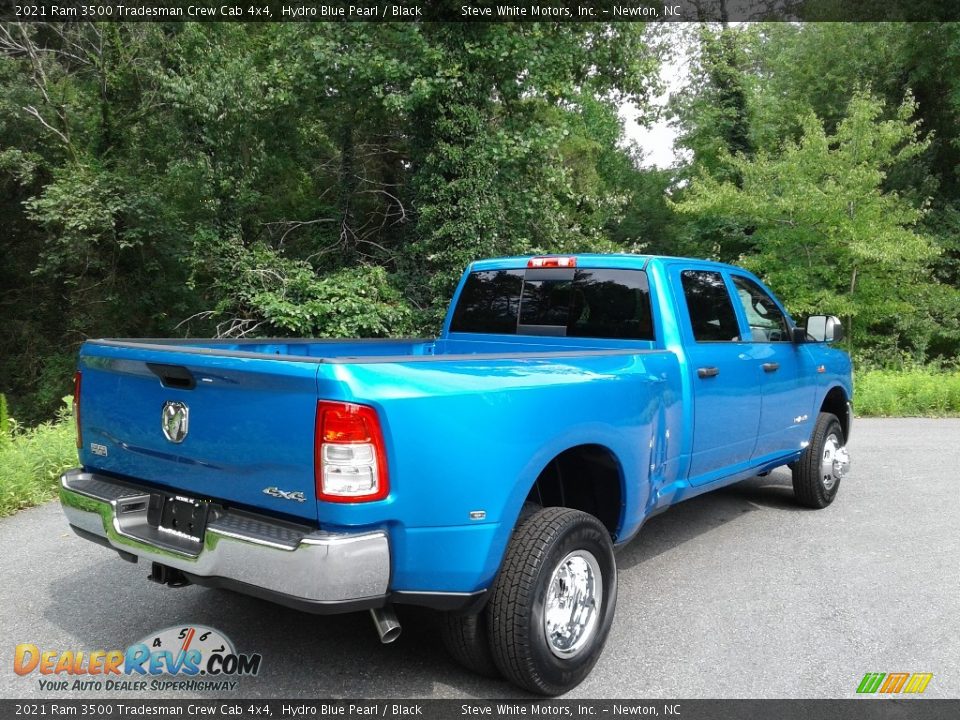 2021 Ram 3500 Tradesman Crew Cab 4x4 Hydro Blue Pearl / Black Photo #6