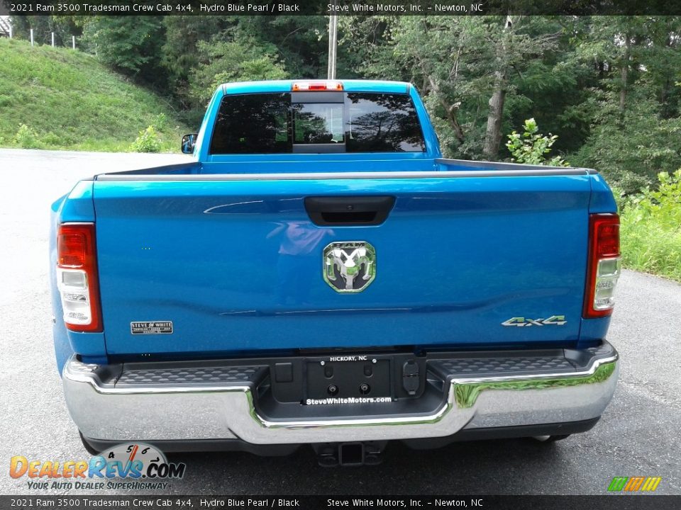 2021 Ram 3500 Tradesman Crew Cab 4x4 Hydro Blue Pearl / Black Photo #7