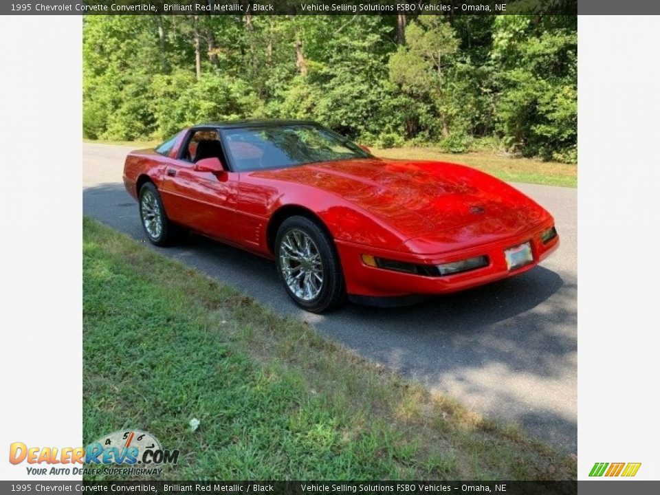 1995 Chevrolet Corvette Convertible Brilliant Red Metallic / Black Photo #1