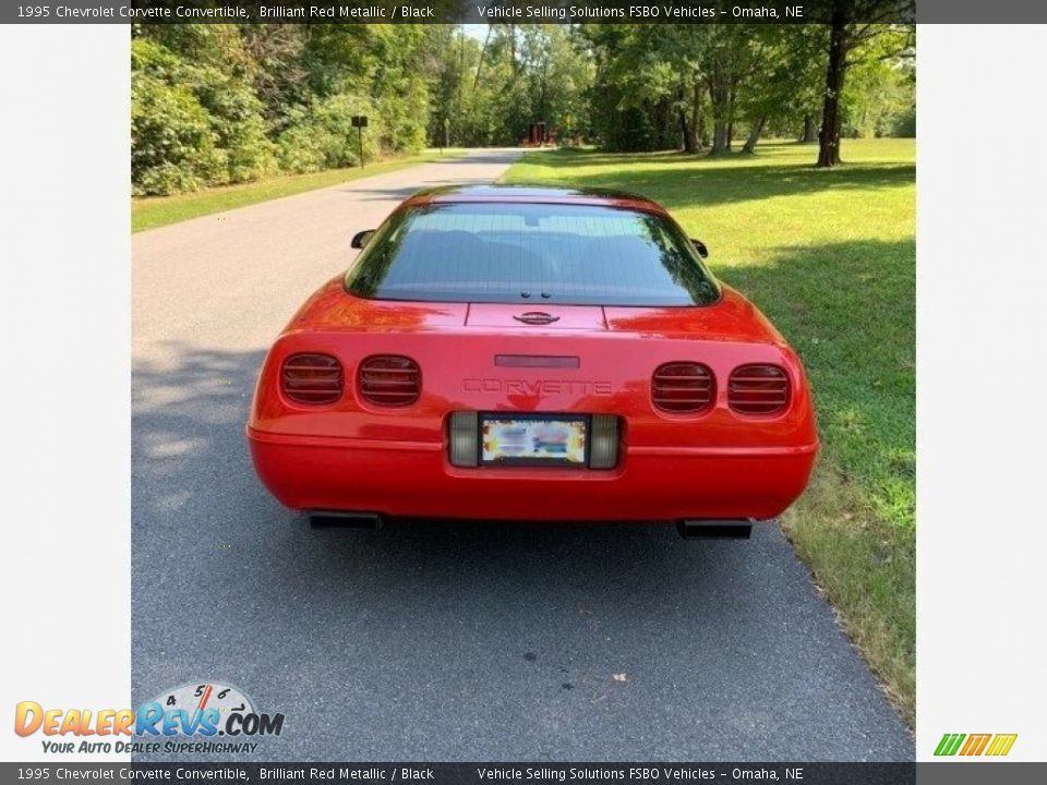 1995 Chevrolet Corvette Convertible Brilliant Red Metallic / Black Photo #4