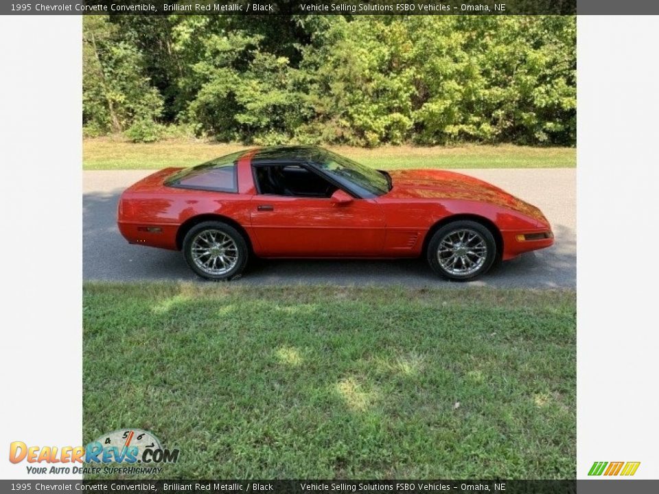 1995 Chevrolet Corvette Convertible Brilliant Red Metallic / Black Photo #10