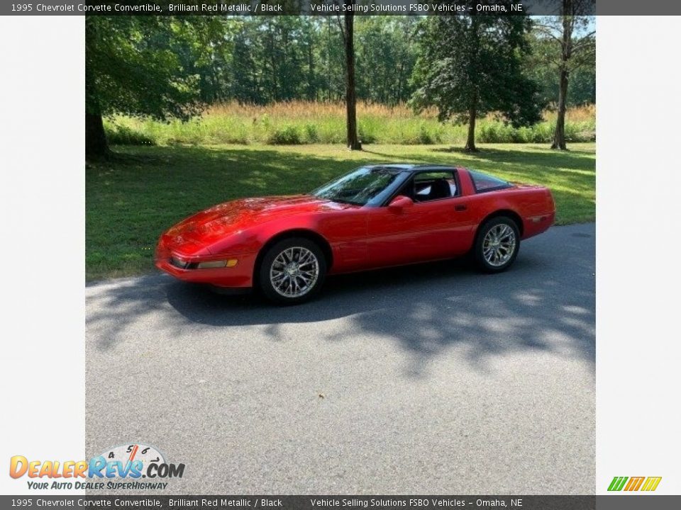 1995 Chevrolet Corvette Convertible Brilliant Red Metallic / Black Photo #16