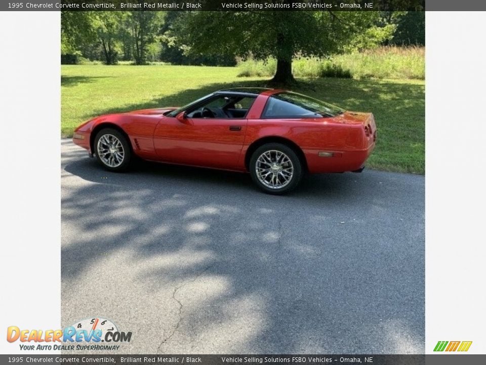 1995 Chevrolet Corvette Convertible Brilliant Red Metallic / Black Photo #17