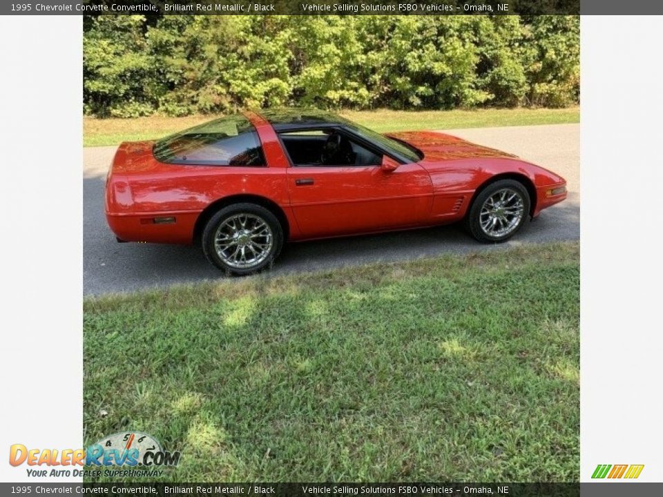 1995 Chevrolet Corvette Convertible Brilliant Red Metallic / Black Photo #19