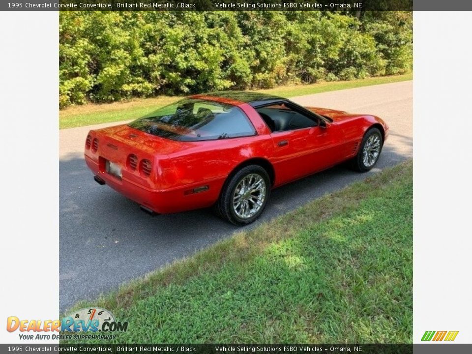 1995 Chevrolet Corvette Convertible Brilliant Red Metallic / Black Photo #22
