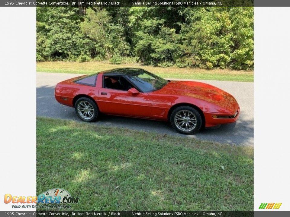 1995 Chevrolet Corvette Convertible Brilliant Red Metallic / Black Photo #26