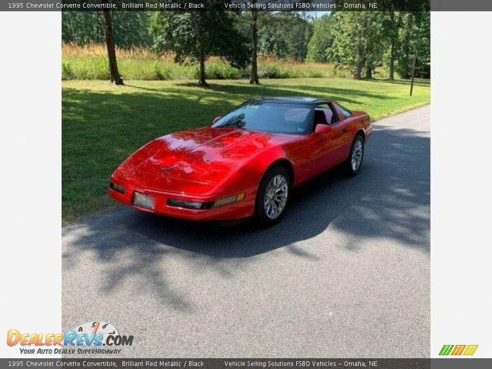 1995 Chevrolet Corvette Convertible Brilliant Red Metallic / Black Photo #28