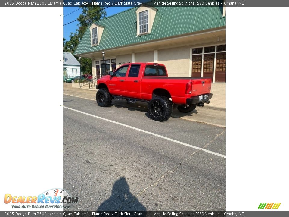 2005 Dodge Ram 2500 Laramie Quad Cab 4x4 Flame Red / Dark Slate Gray Photo #1