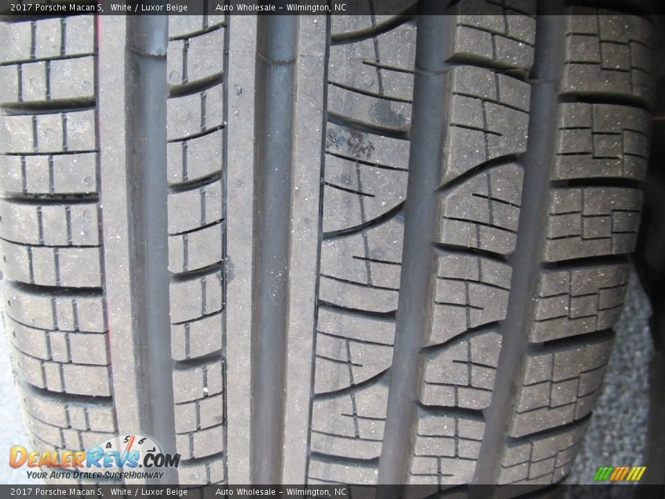 2017 Porsche Macan S White / Luxor Beige Photo #9
