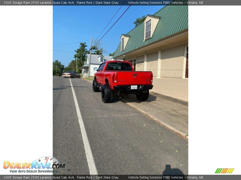 2005 Dodge Ram 2500 Laramie Quad Cab 4x4 Flame Red / Dark Slate Gray Photo #11