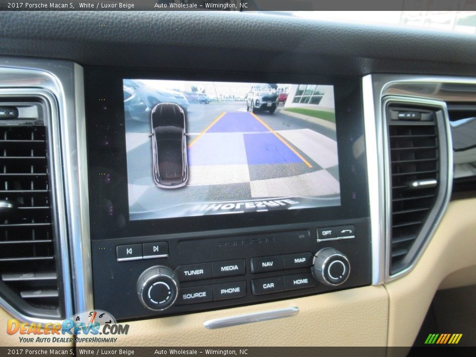 2017 Porsche Macan S White / Luxor Beige Photo #18