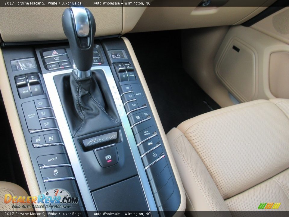 2017 Porsche Macan S White / Luxor Beige Photo #19