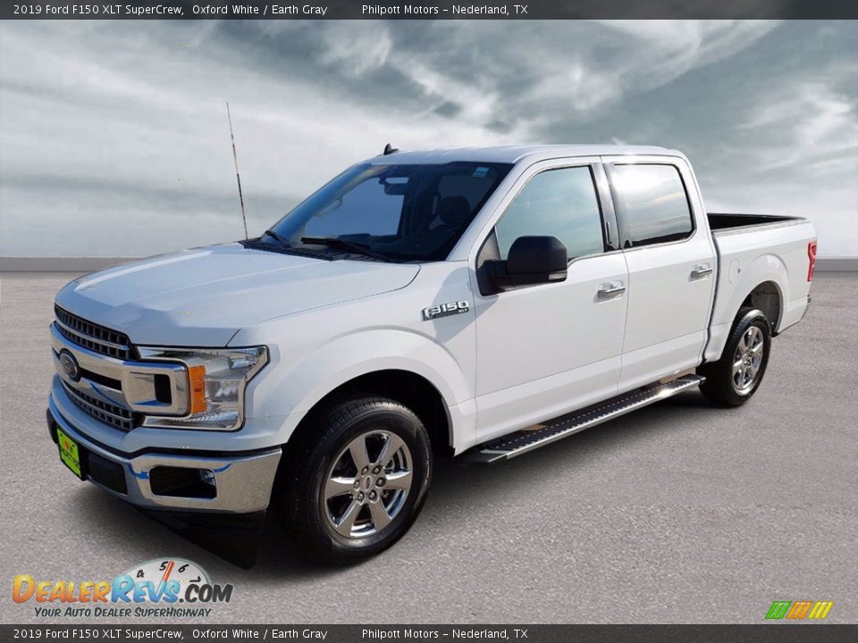 2019 Ford F150 XLT SuperCrew Oxford White / Earth Gray Photo #3