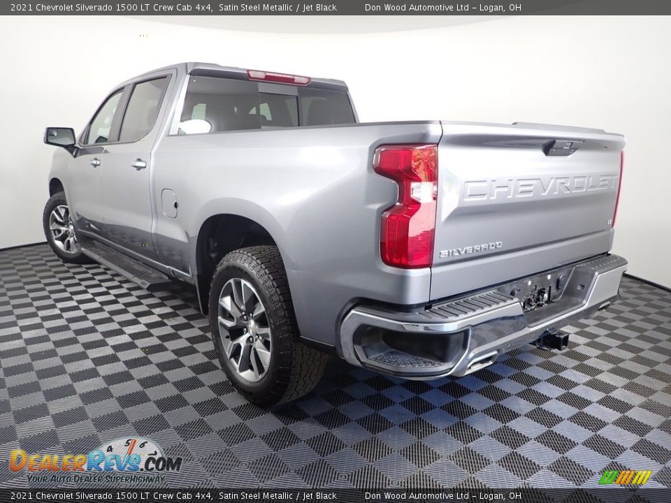 2021 Chevrolet Silverado 1500 LT Crew Cab 4x4 Satin Steel Metallic / Jet Black Photo #5