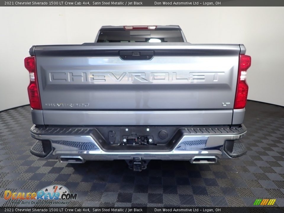 2021 Chevrolet Silverado 1500 LT Crew Cab 4x4 Satin Steel Metallic / Jet Black Photo #6