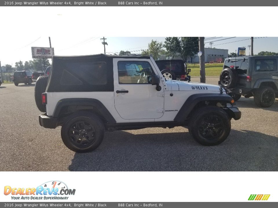 2016 Jeep Wrangler Willys Wheeler 4x4 Bright White / Black Photo #7