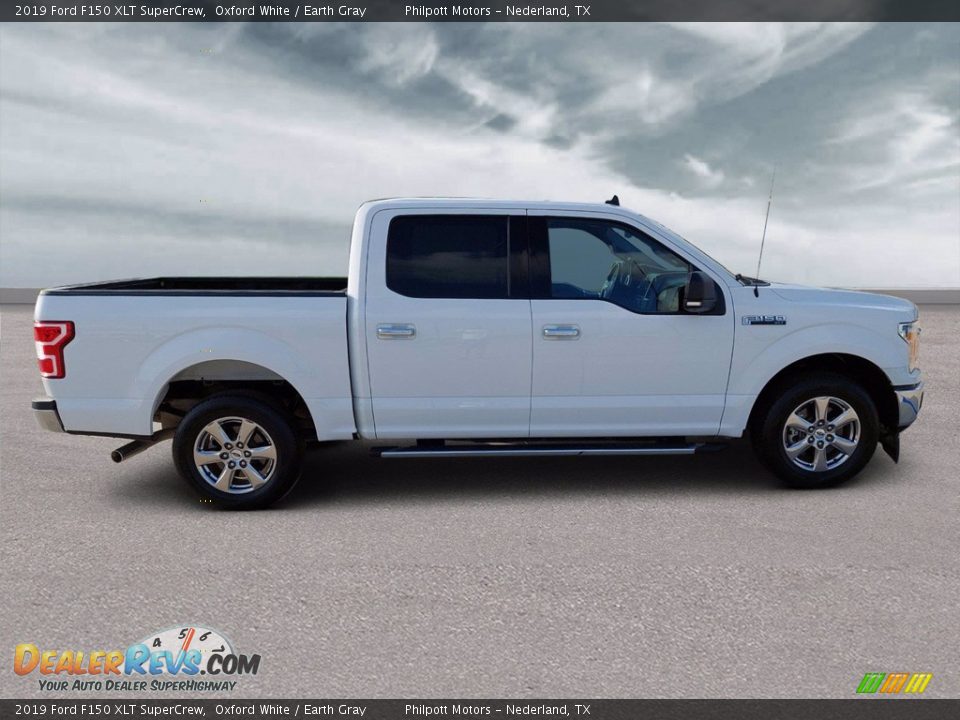 2019 Ford F150 XLT SuperCrew Oxford White / Earth Gray Photo #8