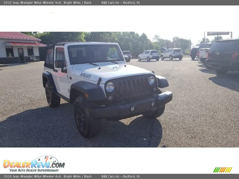 2016 Jeep Wrangler Willys Wheeler 4x4 Bright White / Black Photo #9