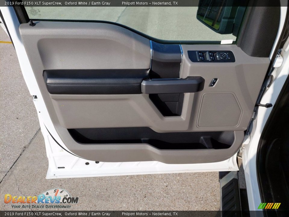 2019 Ford F150 XLT SuperCrew Oxford White / Earth Gray Photo #9