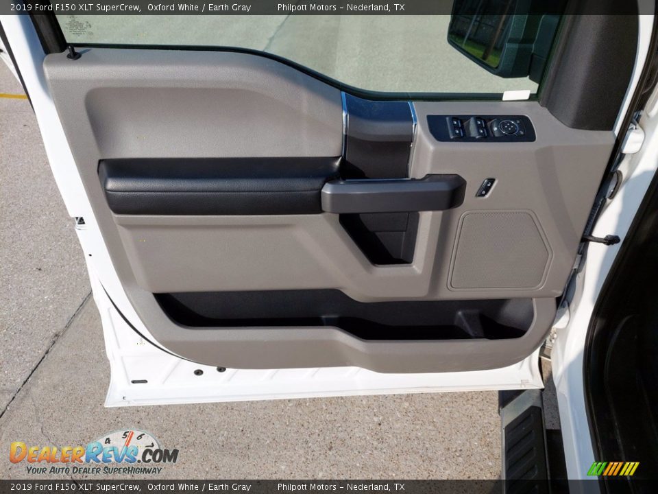 2019 Ford F150 XLT SuperCrew Oxford White / Earth Gray Photo #9