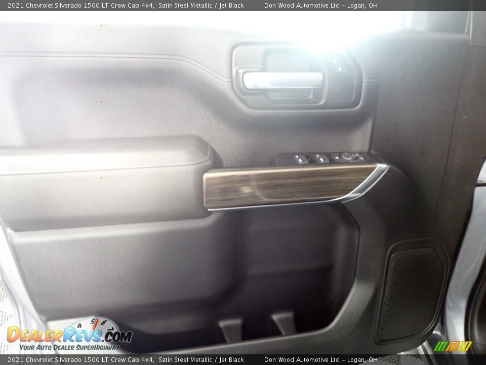 2021 Chevrolet Silverado 1500 LT Crew Cab 4x4 Satin Steel Metallic / Jet Black Photo #11