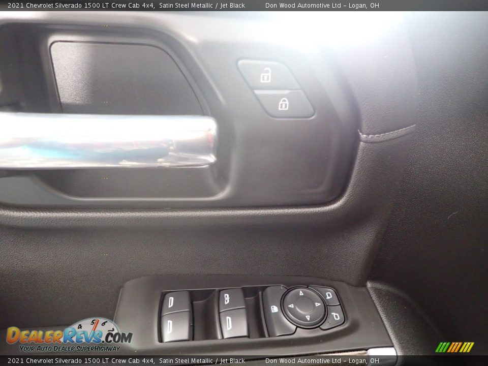 2021 Chevrolet Silverado 1500 LT Crew Cab 4x4 Satin Steel Metallic / Jet Black Photo #12