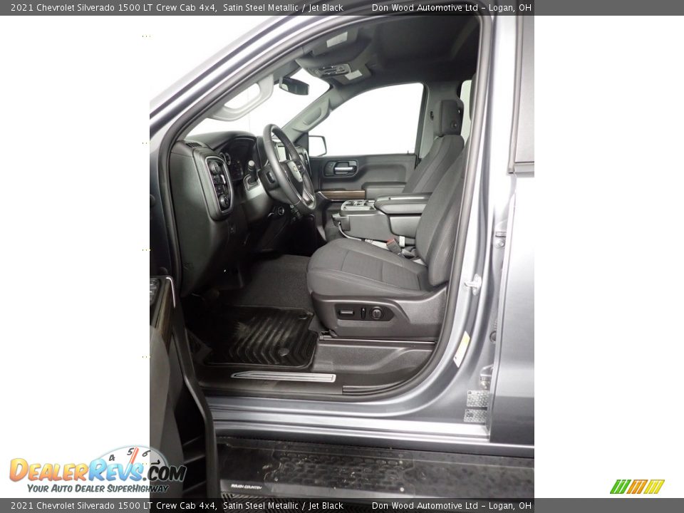2021 Chevrolet Silverado 1500 LT Crew Cab 4x4 Satin Steel Metallic / Jet Black Photo #13