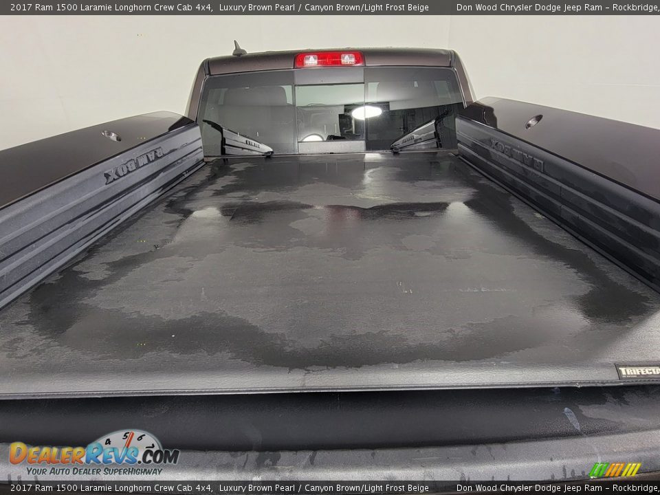 2017 Ram 1500 Laramie Longhorn Crew Cab 4x4 Luxury Brown Pearl / Canyon Brown/Light Frost Beige Photo #13