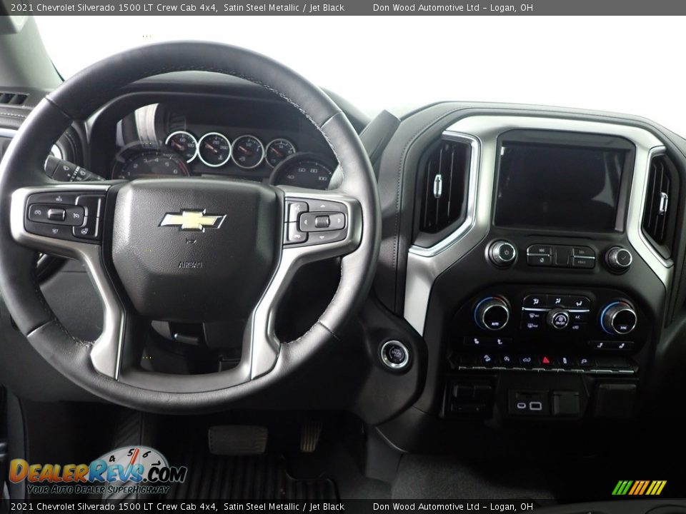 2021 Chevrolet Silverado 1500 LT Crew Cab 4x4 Satin Steel Metallic / Jet Black Photo #15