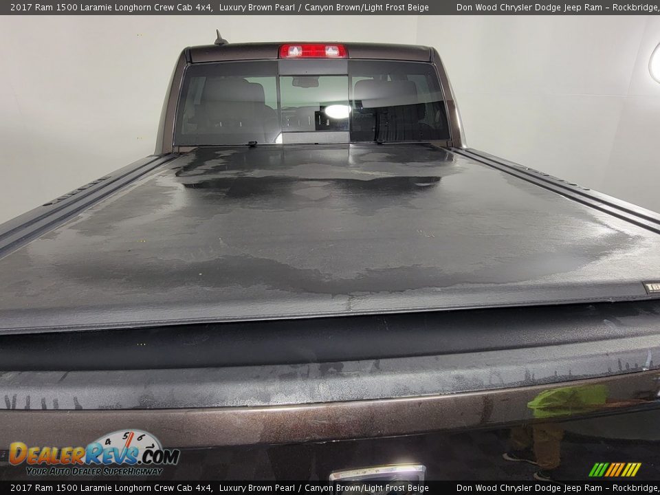 2017 Ram 1500 Laramie Longhorn Crew Cab 4x4 Luxury Brown Pearl / Canyon Brown/Light Frost Beige Photo #14