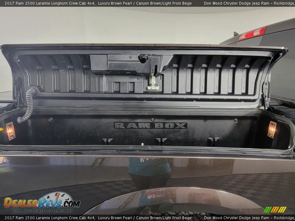 2017 Ram 1500 Laramie Longhorn Crew Cab 4x4 Luxury Brown Pearl / Canyon Brown/Light Frost Beige Photo #15