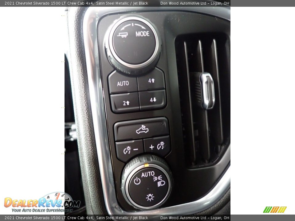 2021 Chevrolet Silverado 1500 LT Crew Cab 4x4 Satin Steel Metallic / Jet Black Photo #18