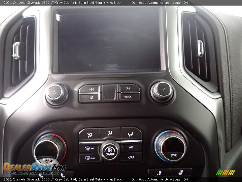 2021 Chevrolet Silverado 1500 LT Crew Cab 4x4 Satin Steel Metallic / Jet Black Photo #19