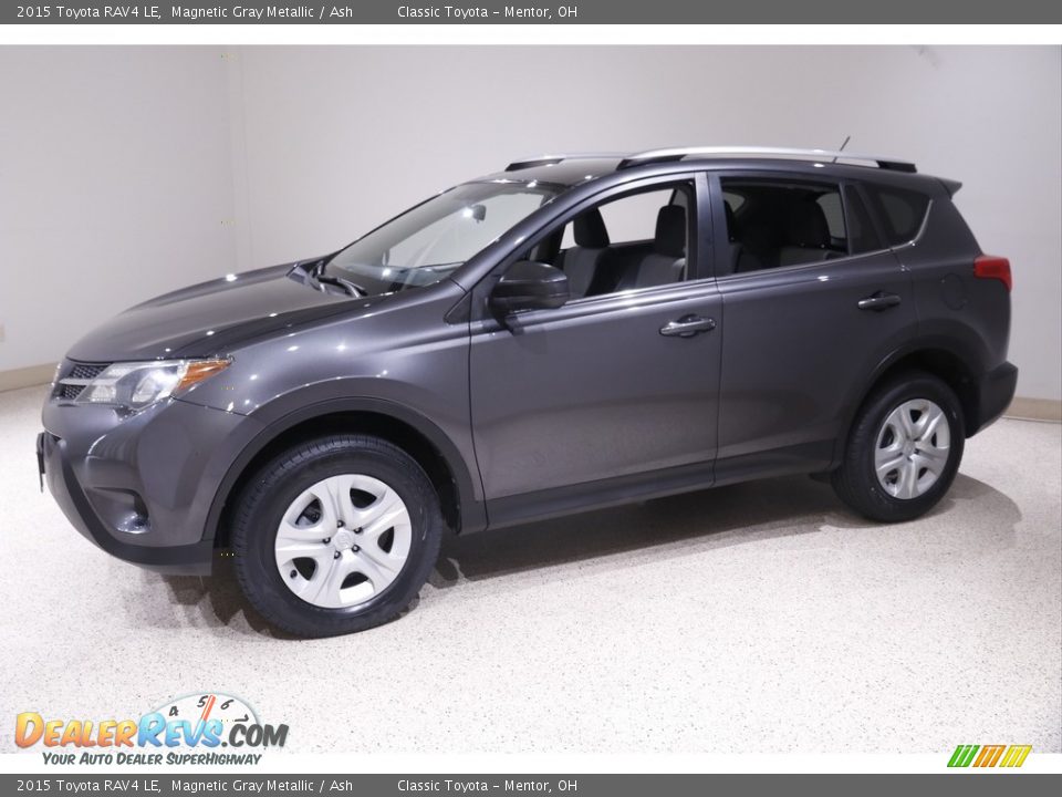 2015 Toyota RAV4 LE Magnetic Gray Metallic / Ash Photo #3